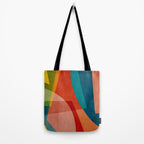 Colorful Unique Modern Playful Artwork Tote Bag Gallery Image 2