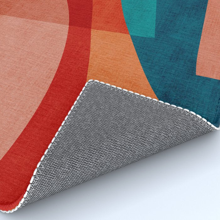Colorful Unique Modern Playful Artwork Rug Gallery Image 4
