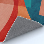 Colorful Unique Modern Playful Artwork Rug Gallery Image 4