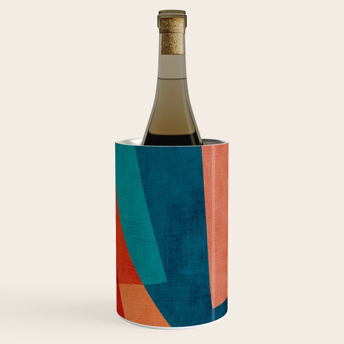 Colorful Unique Modern Playful Artwork Wine Chiller Gallery Image 3
