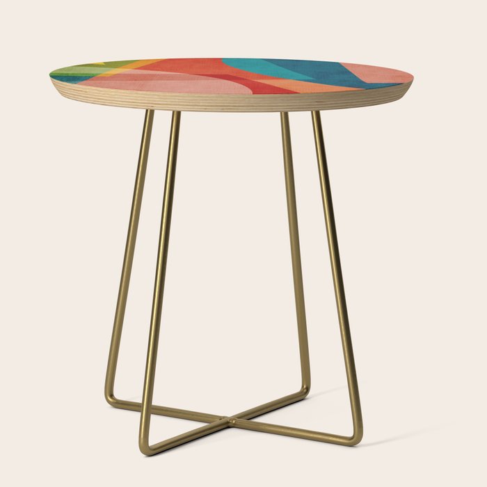 Colorful Unique Modern Playful Artwork Side Table Gallery Image 1