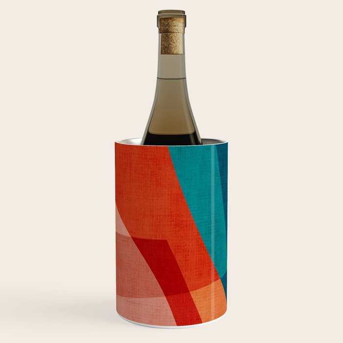 Colorful Unique Modern Playful Artwork Wine Chiller Gallery Image 1
