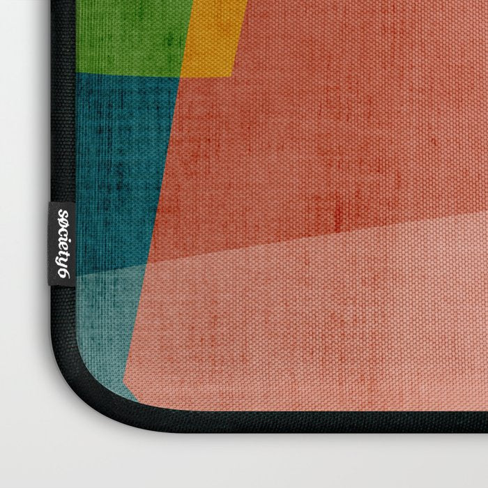 Colorful Unique Modern Playful Artwork Laptop Sleeve Gallery Image 3