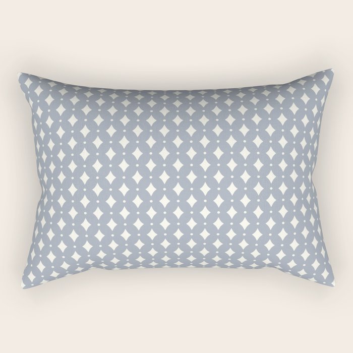 Vintage Stars XV Grey Blue Rectangular Pillow Gallery Image 2