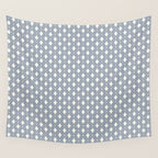 Vintage Stars XV Grey Blue Wall Tapestry Gallery Image 4
