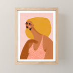 Entering Her Soft Girl Era  Mini Art Print Gallery Image 1