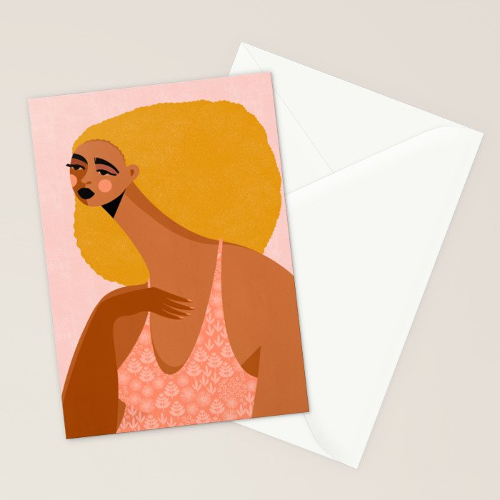 Entering Her Soft Girl Era  Stationery Card Gallery Image 2