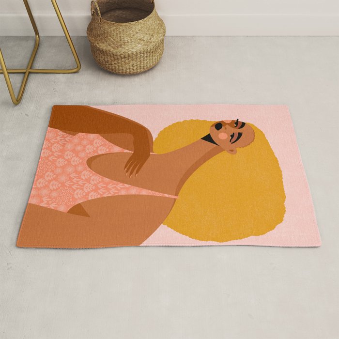 Entering Her Soft Girl Era  Rug Gallery Image 1