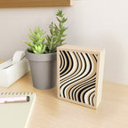 Wavy Stripes VII - Neutral Vintage Mini Art Print Gallery Image 2