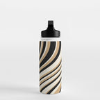 Wavy Stripes VII - Neutral Vintage Water Bottle Gallery Image 3