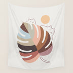 Cat Landscape 76 Wall Tapestry Gallery Image 4