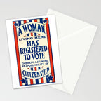 A Woman Living Here Has Registered to Vote, 1919 Stationery Card Gallery Image 2