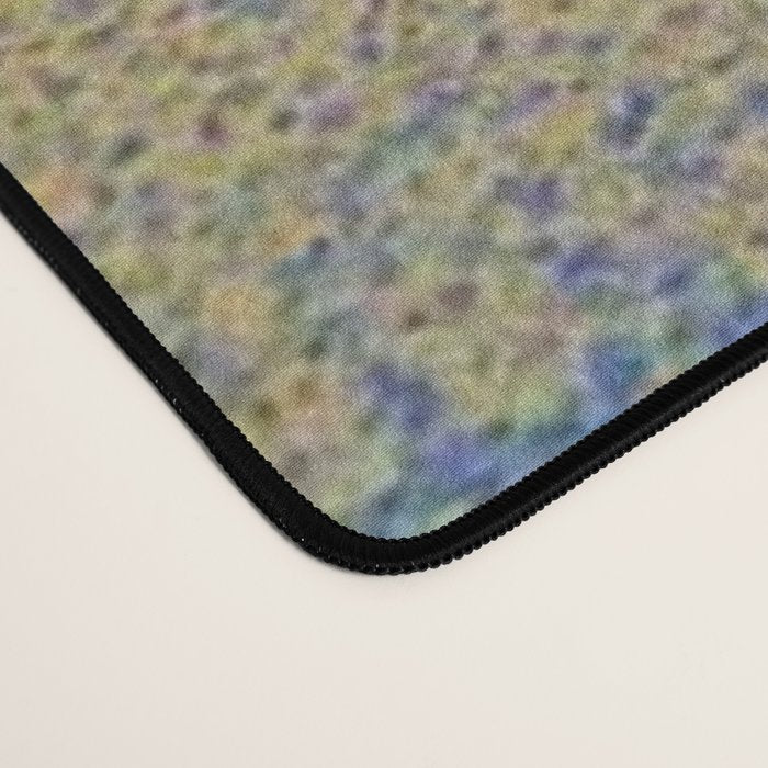 Classical Masterpiece 'Setting Sun and Boats' by Paul Signac Desk Mat Gallery Image 4