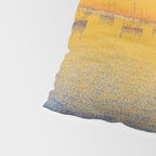 Classical Masterpiece 'Setting Sun and Boats' by Paul Signac Pillow Sham Gallery Image 4