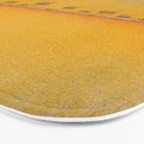 Classical Masterpiece 'Setting Sun and Boats' by Paul Signac Bath Mat Gallery Image 3