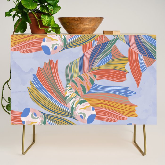 Colorful fishes Credenza Gallery Image 1