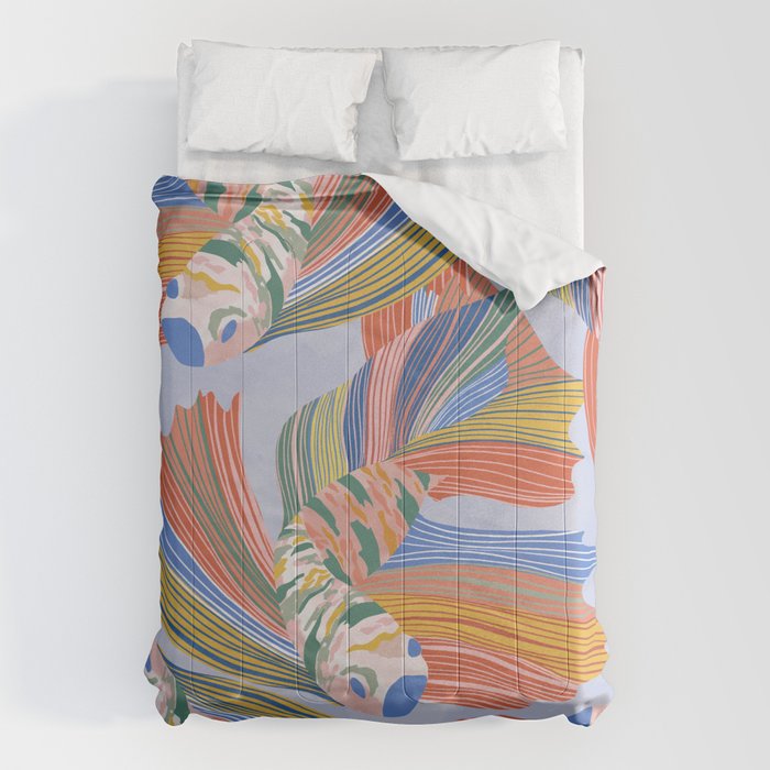 Colorful fishes Comforter Gallery Image 6