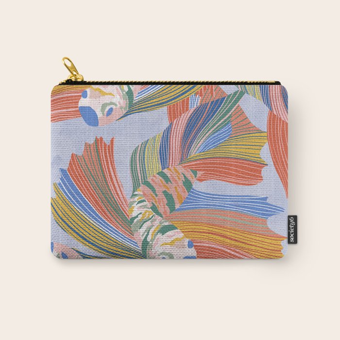 Colorful fishes Carry All Pouch Gallery Image 1