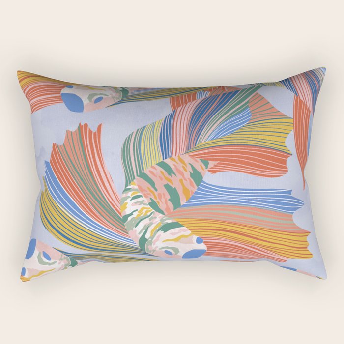 Colorful fishes Rectangular Pillow Gallery Image 1