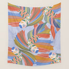 Colorful fishes Wall Tapestry Gallery Image 4