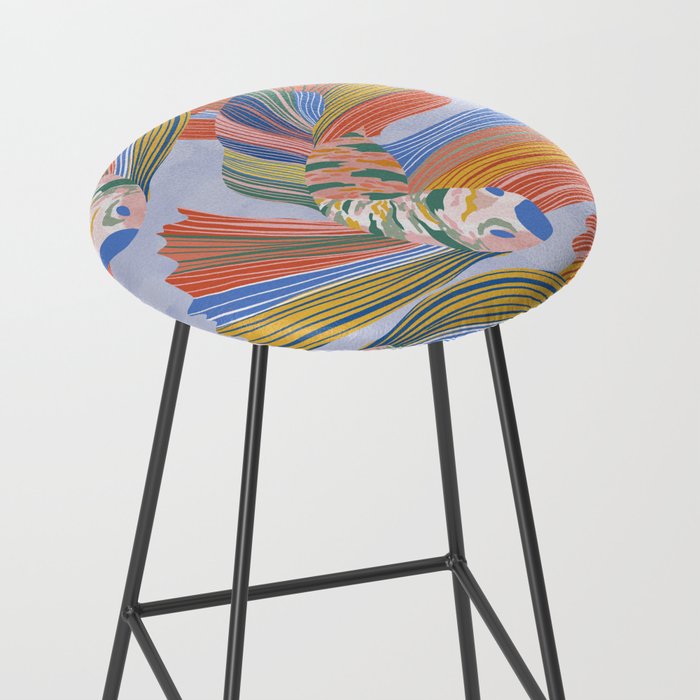 Colorful fishes Stool Gallery Image 2