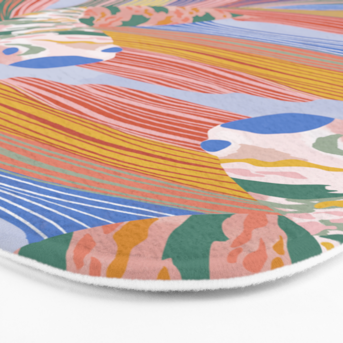 Colorful fishes Bath Mat Gallery Image 3