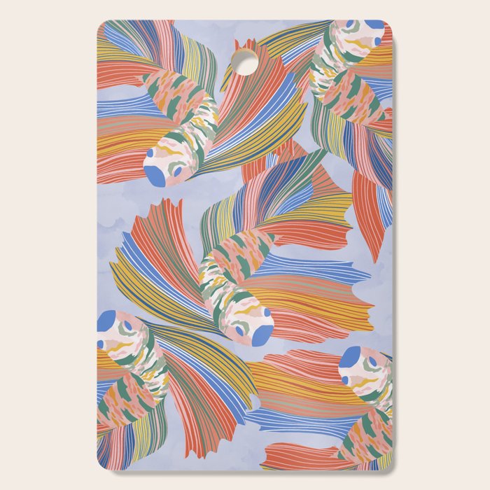 Colorful fishes Cutting Board Gallery Image 1