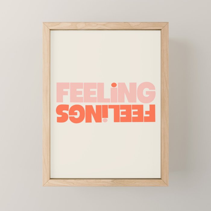 Feeling Feelings Mini Art Print Gallery Image 1