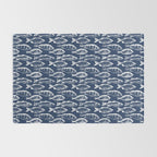 Fish // Navy Blue Rug Gallery Image 2