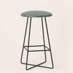 Dragonfly Pattern XII Neutral Green Stool Gallery Image 1