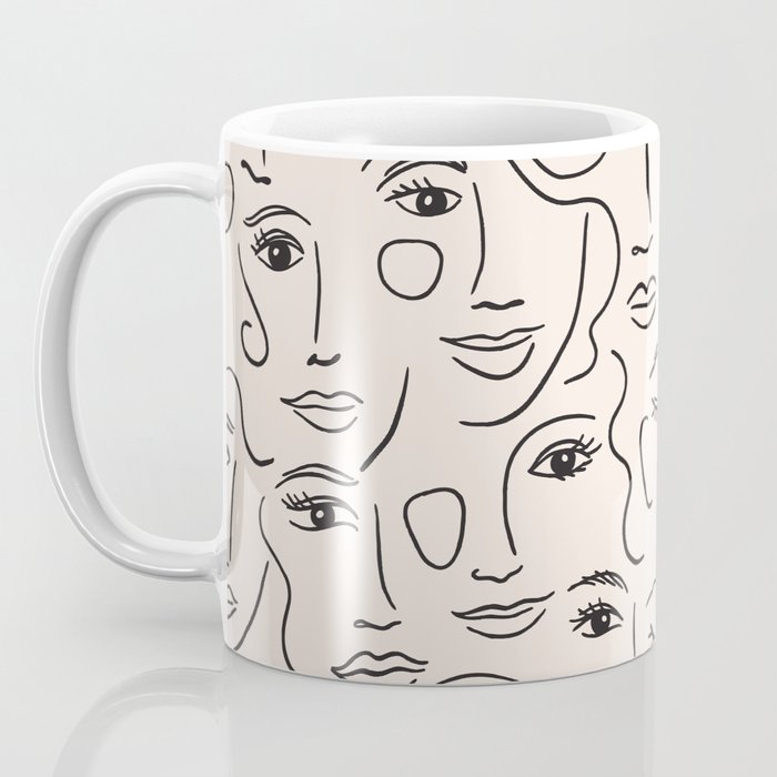 Abstract Faces Coffee Mug Gallery Image 3