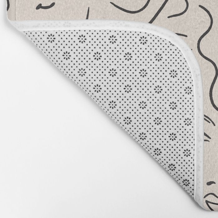 Abstract Faces Bath Mat Gallery Image 2