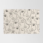 Abstract Faces Rug Gallery Image 2