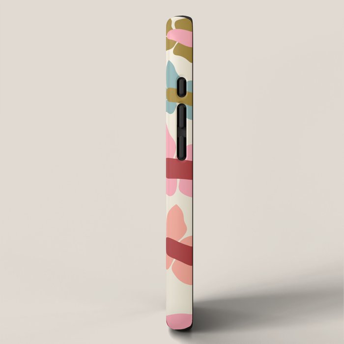 Retro Colorful Daisies  iPhone Case Gallery Image 2