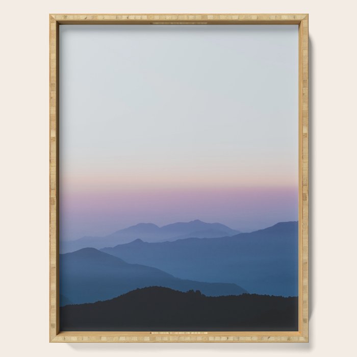 Sunset in the Annapurnas Serving Tray Gallery Image 1