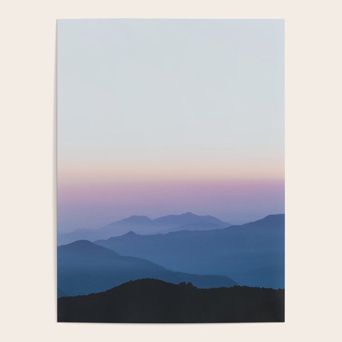 Sunset in the Annapurnas Poster Gallery Image 1