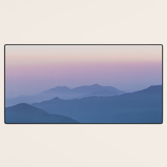 Sunset in the Annapurnas Desk Mat Gallery Image 3