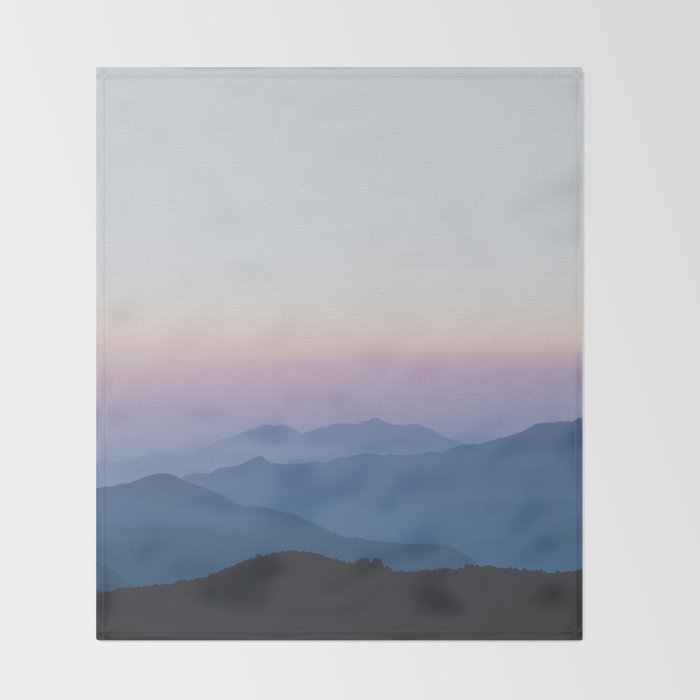 Sunset in the Annapurnas Throw Blanket Gallery Image 2