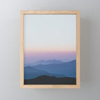Sunset in the Annapurnas Mini Art Print Gallery Image 1
