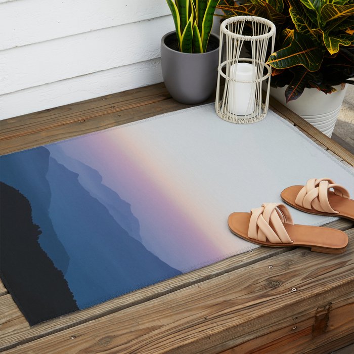 Sunset in the Annapurnas Outdoor Rug Gallery Image 2