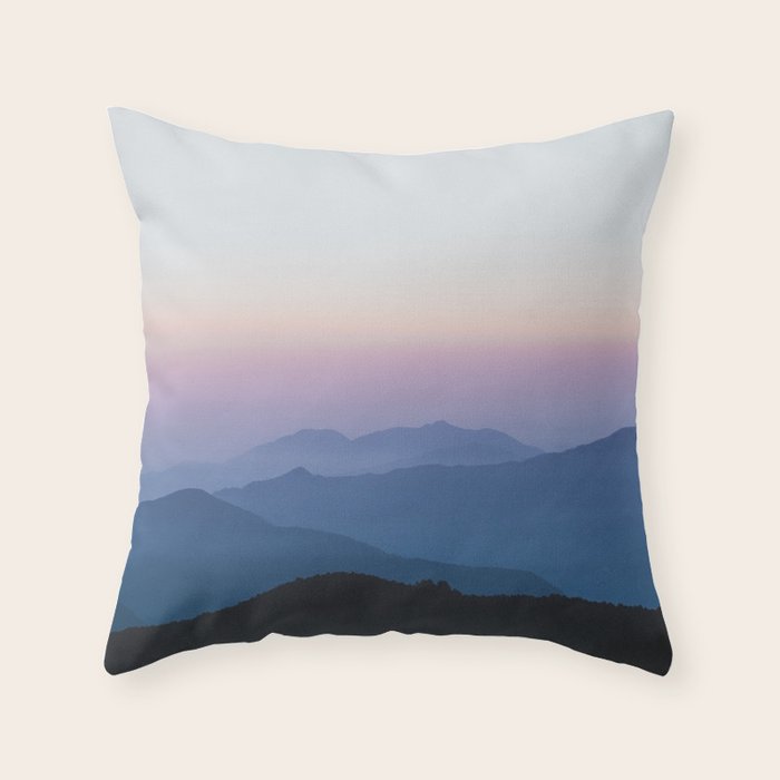 Sunset in the Annapurnas Throw Pillow Gallery Image 6