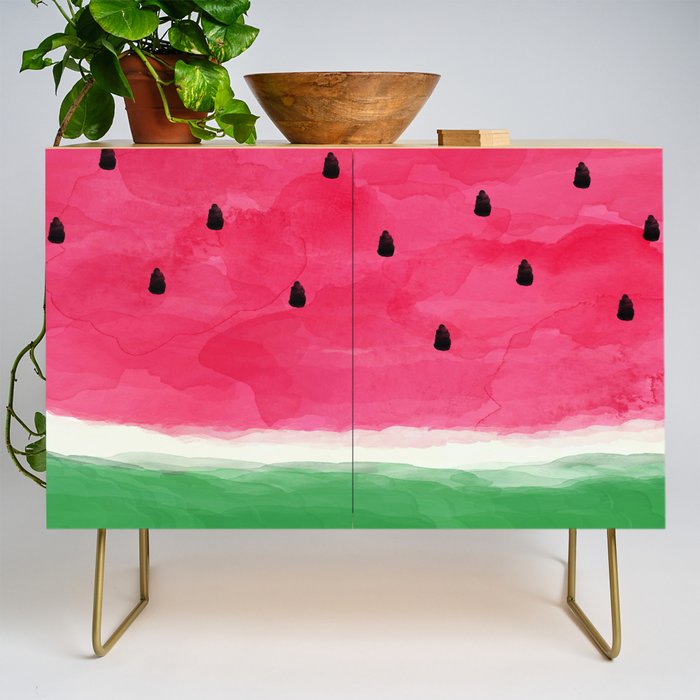 Watermelon Abstract Credenza Gallery Image 1