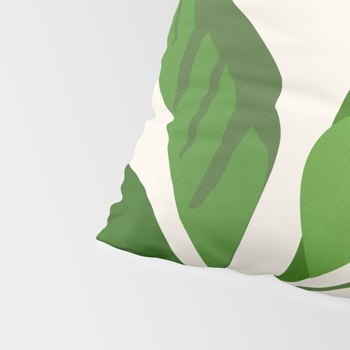 Above The Treetops / Tropical Plant Series Pillow Sham Gallery Image 4