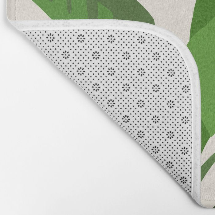 Above The Treetops / Tropical Plant Series Bath Mat Gallery Image 2