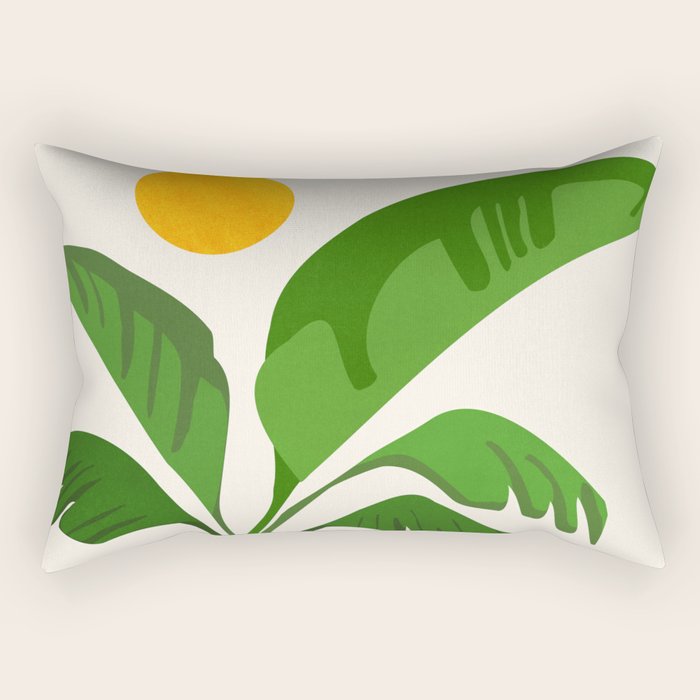 Above The Treetops / Tropical Plant Series Rectangular Pillow Gallery Image 2