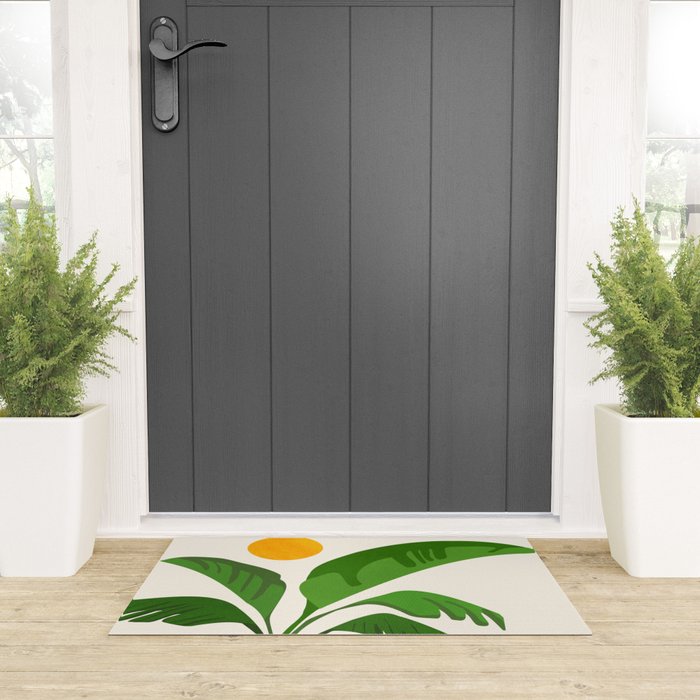 Above The Treetops / Tropical Plant Series Welcome Mat Gallery Image 3