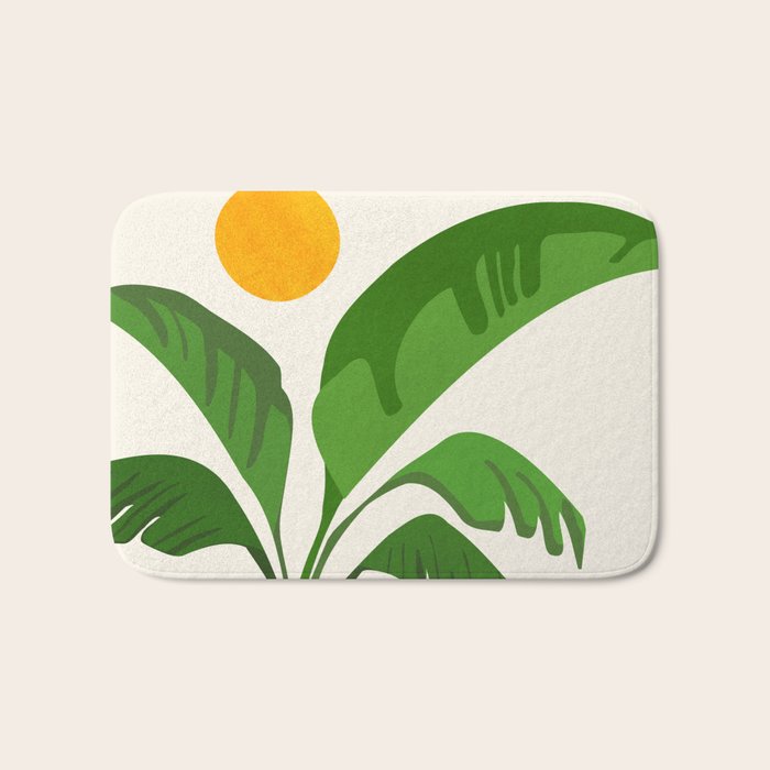 Above The Treetops / Tropical Plant Series Bath Mat Gallery Image 1