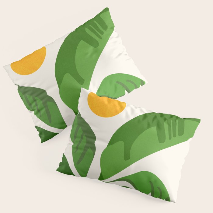 Above The Treetops / Tropical Plant Series Pillow Sham Gallery Image 1