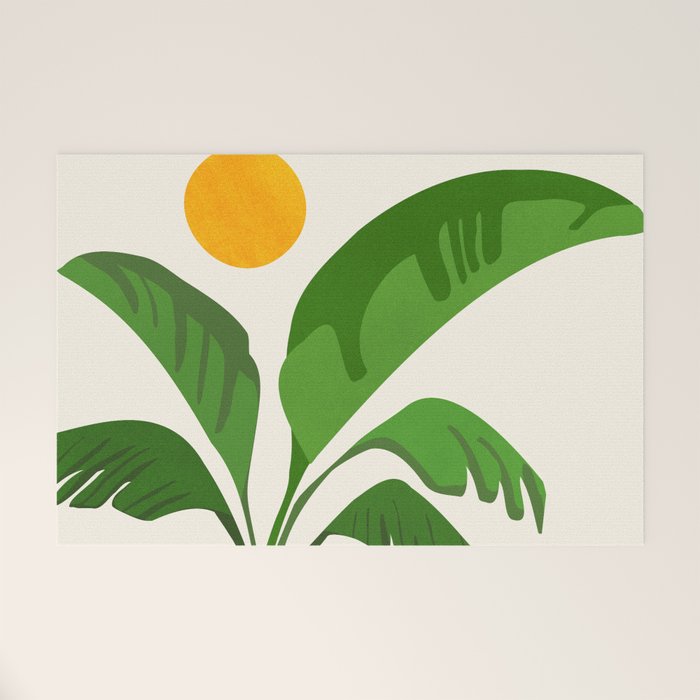 Above The Treetops / Tropical Plant Series Welcome Mat Gallery Image 1