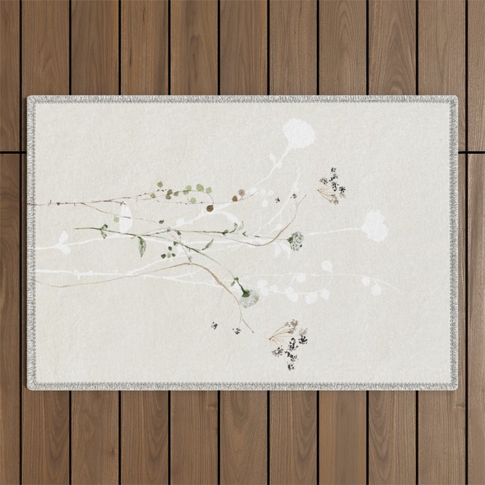 JAPANESE IKEBANA 2 Outdoor Rug Gallery Image 1